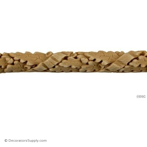 Laurel Lineal-Louis XVI 3/4H - 3/8Relief-moulding-for-woodwork-furniture-Decorators Supply