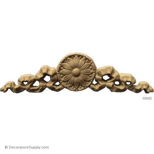 Cartouche 1 1/2 High 5 1/2 Wide-appliques-for-woodwork-furniture-Decorators Supply