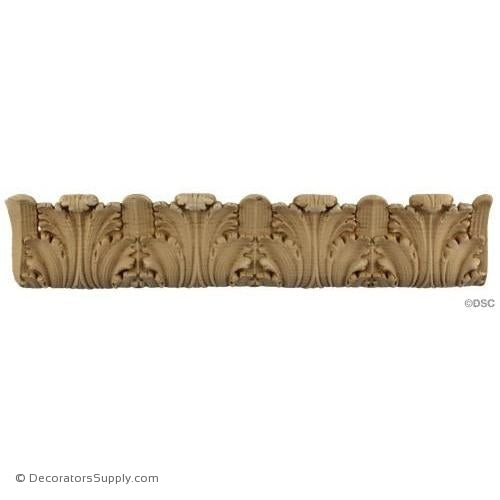 Acanthus Leaf Linear - Ital. Ren. 3H - 1/2Relief-woodwork-furniture-lineal-ornament-Decorators Supply