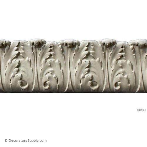 Acanthus Leaf Linear - Ital. Ren. 2 1/2H - 1/2Relief-woodwork-furniture-lineal-ornament-Decorators Supply