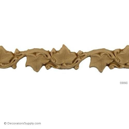 Ivy Vine Linear - Art. Nouv. 3/4H - 1/8Relief-moulding-for-furniture-woodwork-Decorators Supply
