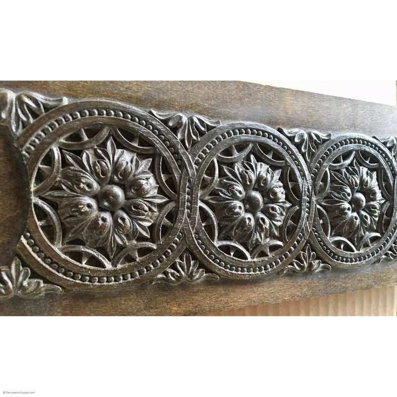 Geometric Flower Linear - Empire 3  3/8H - 3/16Relief