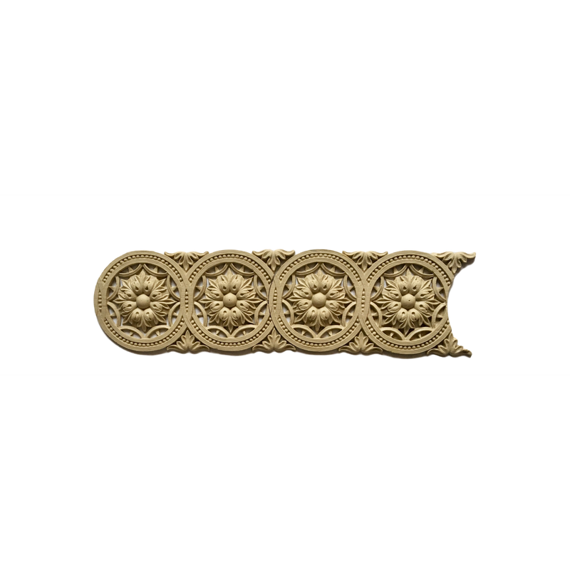 Geometric Flower Linear - Empire 3  3/8H - 3/16Relief