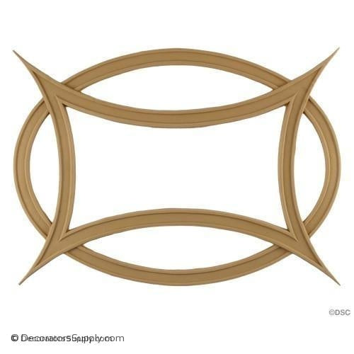 Linear - Celtic 10 1/4H x 14 1/4" W- 1/4Relief-moulding-for-furniture-woodwork-Decorators Supply