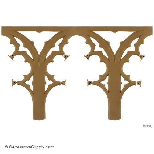 Linear - Gothic 9 7/8H - 3/16Relief-moulding-for-furniture-woodwork-Decorators Supply