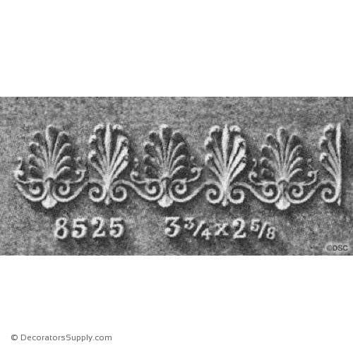Palmette-Classic 2 5/8H - 1/4Relief-moulding-for-woodwork-furniture-Decorators Supply