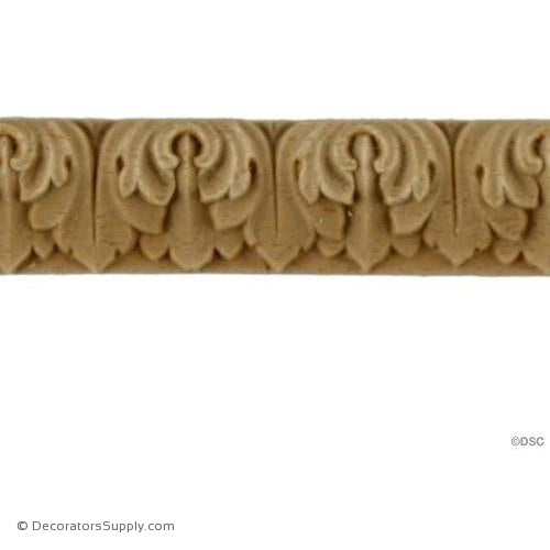 Lambs Tongue-Empire 5/8H - 1/8Relief-moulding-furniture-woodwork-Decorators Supply