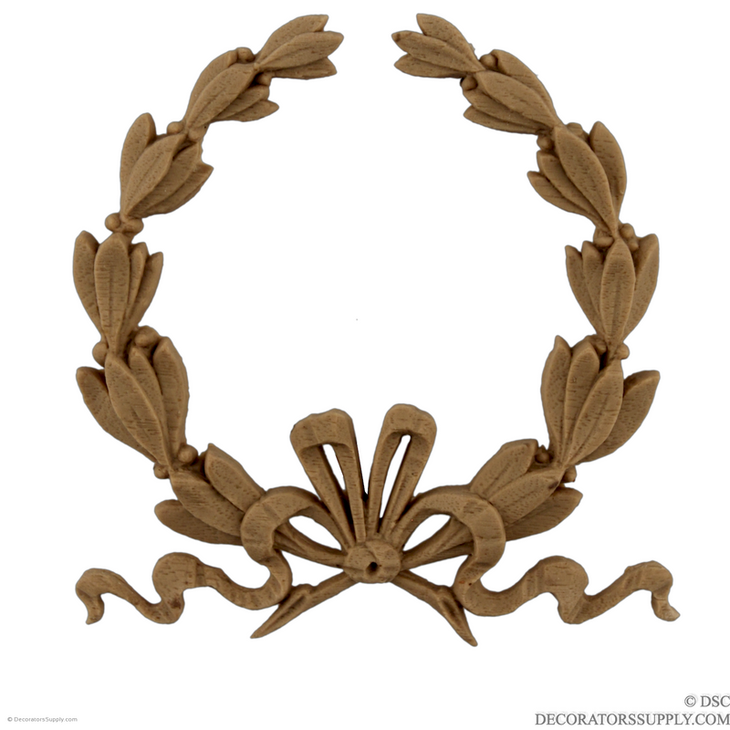 Wreath 3 1/2 High 3 1/4 Wide-ornaments-for-woodwork-furniture-Decorators Supply