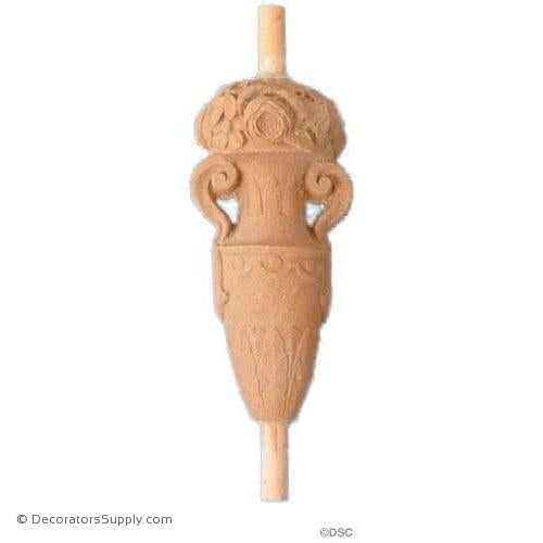 Finial- 5 3/4H X 3W-Pineapples - Finials-Decorators Supply