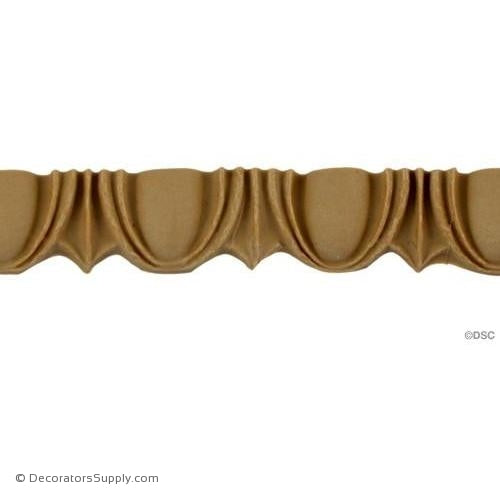 Egg and Dart-Ren. 3/4H - 7/16Relief-woodwork-furniture moulding-Decorators Supply