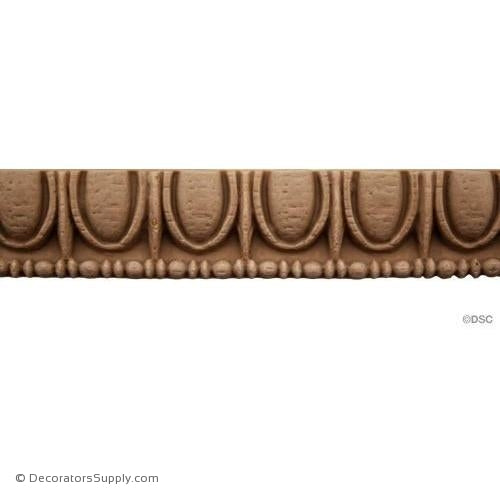 Egg and Dart-Greek 1/4H - 3/8Relief-woodwork-furniture moulding-Decorators Supply