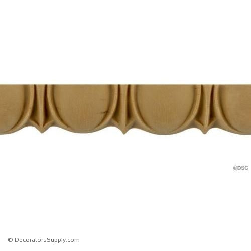 Egg and Dart-Roman 13/16H - 7/8Relief-woodwork-furniture moulding-Decorators Supply