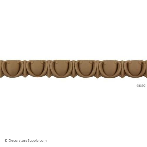 Egg and Dart-Roman 5/8H - 9/16Relief-woodwork-furniture moulding-Decorators Supply