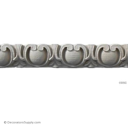 Egg and Dart-Ren. 1 3/8H - 3/4Relief-woodwork-furniture moulding-Decorators Supply