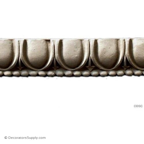 Egg and Dart-Classic 1 3/16H - 7/16Relief-woodwork-furniture moulding-Decorators Supply