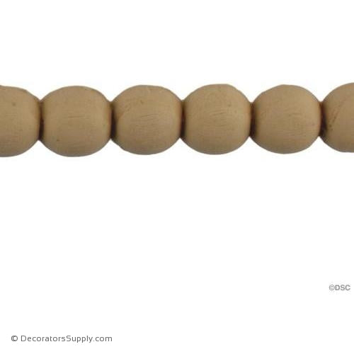 Bead-Ren. 5/8H - 5/16Relief-woodwork-furniture-moulding-Decorators Supply