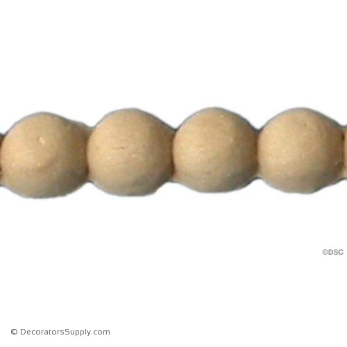 Bead-Ren. 7/16H - 5/16Relief-woodwork-furniture-moulding-Decorators Supply