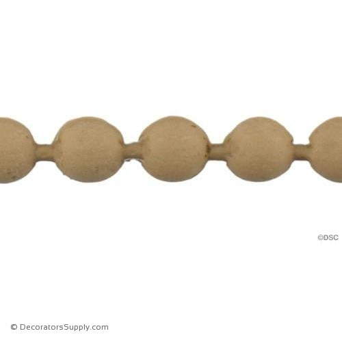 Bead-Ren. 7/16H - 3/16Relief-woodwork-furniture-moulding-Decorators Supply