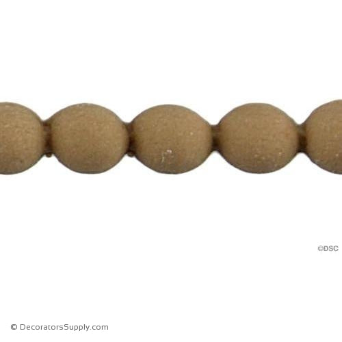 Bead-Ren. 3/16" H - 5/32" Relief - Catalog Shows 1/4" H-woodwork-furniture-moulding-Decorators Supply