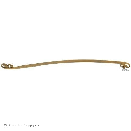 Scroll - Art Nouveau 29 1/2H X 1 3/4W - 1/4Relief-ornaments-for-woodwork-furniture-Decorators Supply