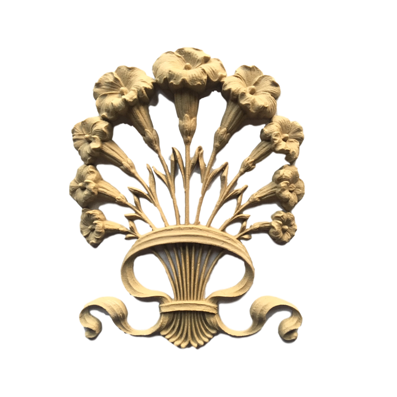 Morning Glory Design - Art Nouveau  7  1/4H X 6W - 1/4Relief