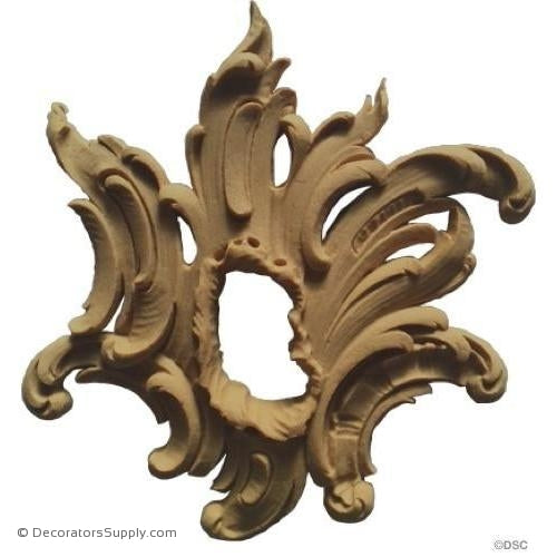 Leaf - Louis XV - Rococo - 5 1/2H X 5 1/2W - 3/8Relief-ornaments-for-furniture-wooodwork-Decorators Supply