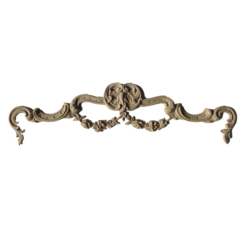 Horizontal - Rococo - Louis XV 4  3/8H X 17  5/8W - 3/8"