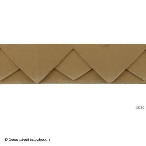 Art Deco- 1 5/16H - 1/2Relief-moulding-for-furniture-woodwork-Decorators Supply