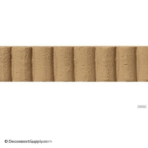 Art Deco-Fluted- 7/16H - 3/16Relief-moulding-for-furniture-woodwork-Decorators Supply
