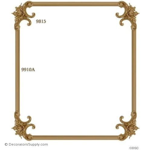 Wall Panel Design - 4-9815 12ft-9910A-ornate-french-Decorators Supply