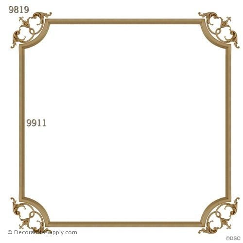 Wall Panel Design - 4-9819 12ft - 9911-ornate-french-Decorators Supply