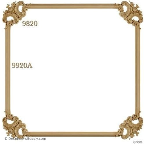 Wall Panel Design - 4-9820 12ft-9920A-ornate-french-Decorators Supply