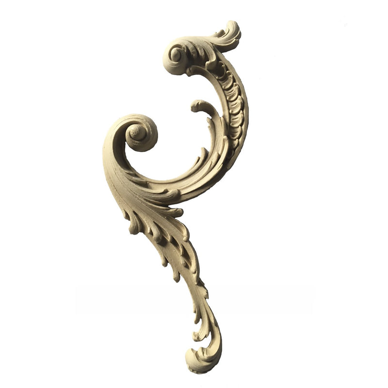 Wall Panel Design - Leaf (L) Corner Ornament 6H X 11W - 1Rlf