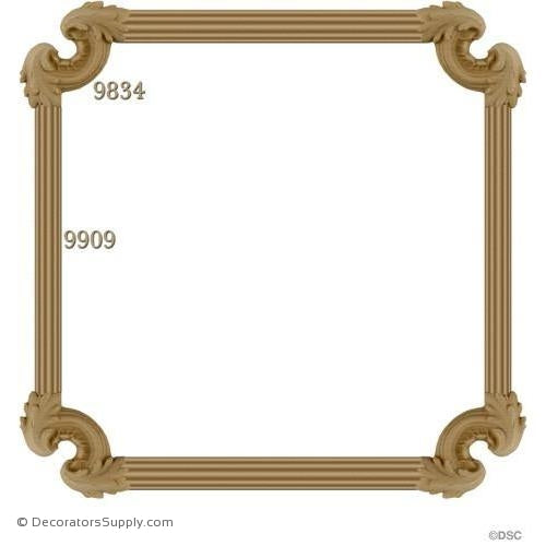 Wall Panel Design - 4-9834 12ft-9909-ornate-french-Decorators Supply