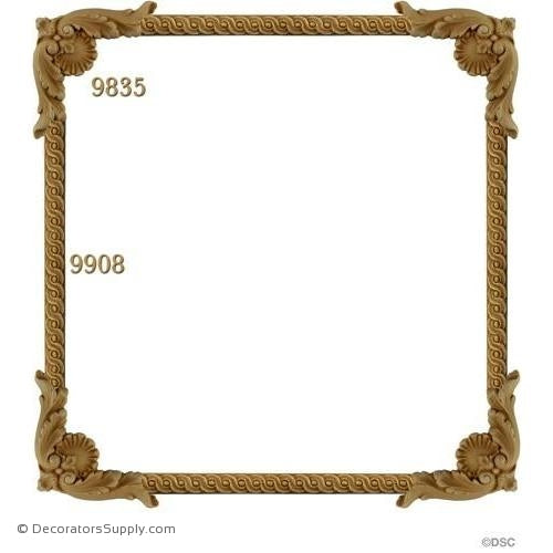 Wall Panel Design - 4-9835 12ft-9908-ornate-french-Decorators Supply