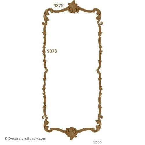 Wall Panel Design 2-9872 12ft-9873-ornate-french-Decorators Supply