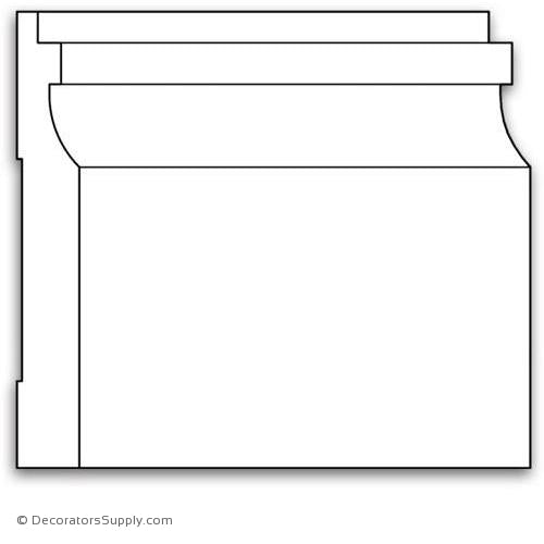 Base Moulding - Smooth - 11/16" x 5-1/2"