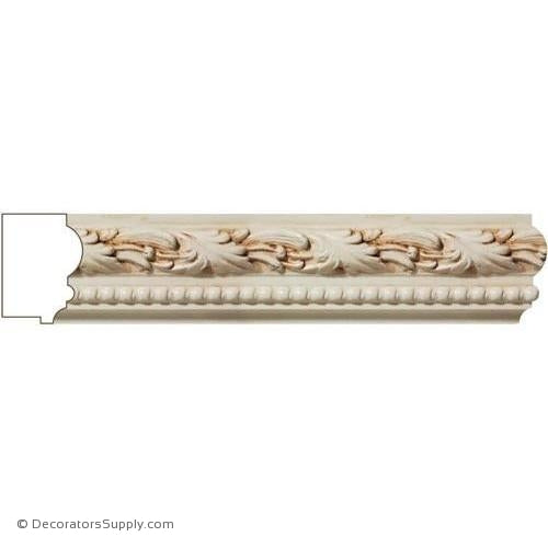 Mon Reale® Running Leaf & Bead - 1 5/8 x 2 1/8