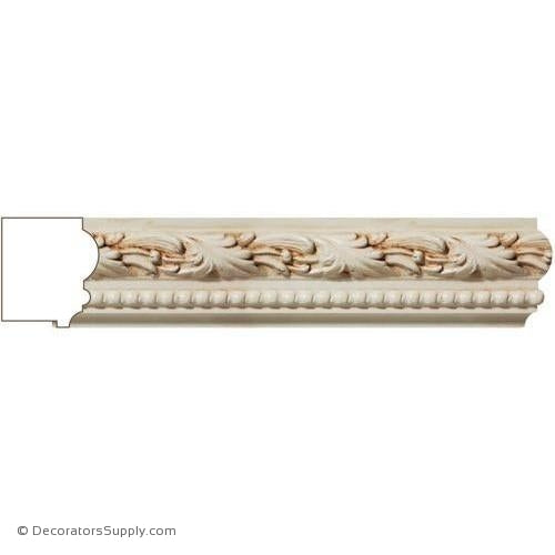 Mon Reale®  Running Leaf & Bead - 1 7/8 x 2 1/8