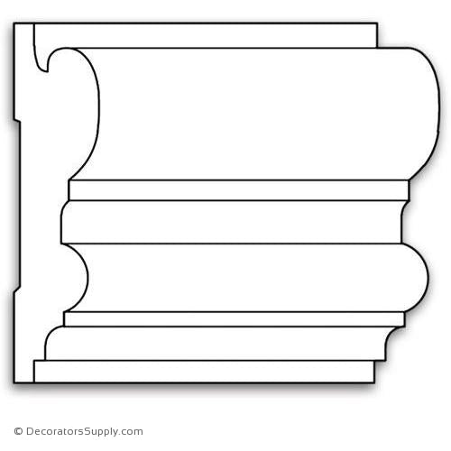 Case Moulding - Smooth - 1 1/16 x 4 1/2