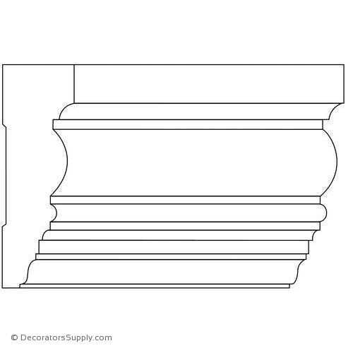 Case Moulding - Smooth - 1 1/4" x 4" Wide