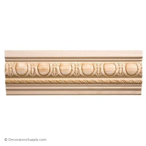 Case Moulding - Embossed  - 1 1/4" x 4" Wide