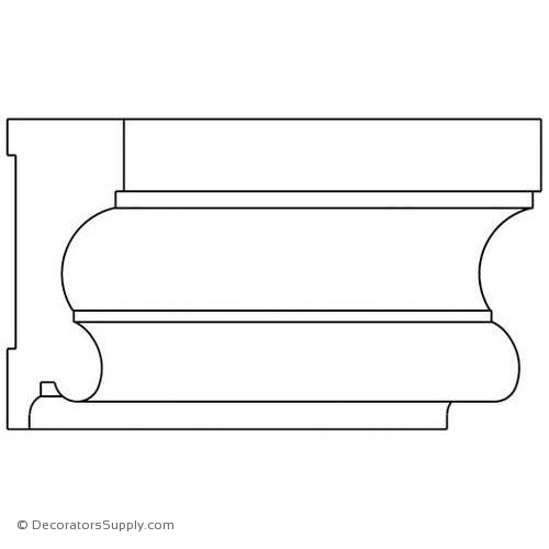 Case Moulding - Smooth - 1 5/16" x 3 1/2" Wide