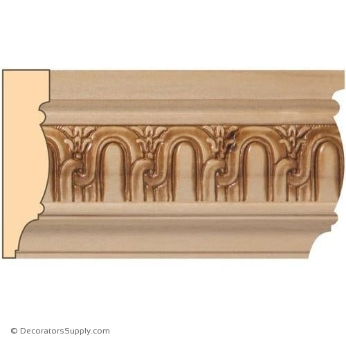 Fluting Case  Moulding - Embossed - 13/16 x 3 1/4
