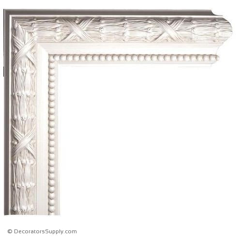 Mon Reale® Case Moulding-Leaves & Ribbon w/Beads-1 7/8" x 5"