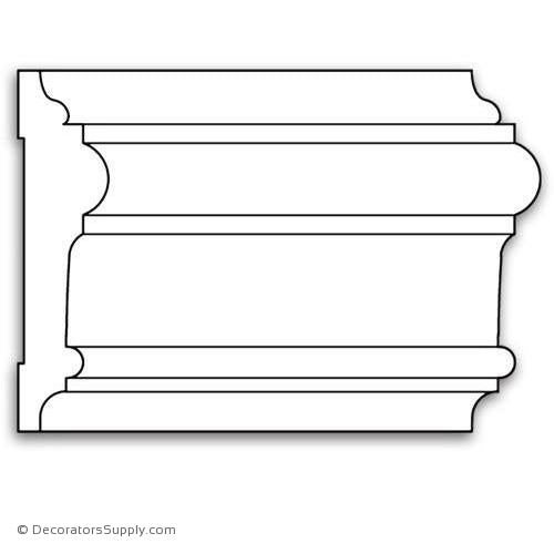 Chairrail Moulding - Smooth - 1 x 4