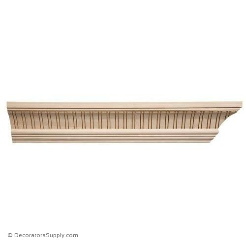 Crown Moulding-Embossed- 2 11/16"Proj x 3 1/2"Drop