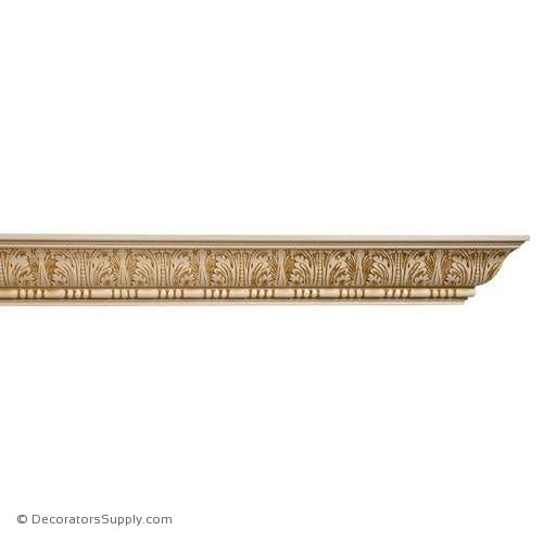 Crown Moulding-Embossed- 2 1/2"Proj x 3 1/2"Drop