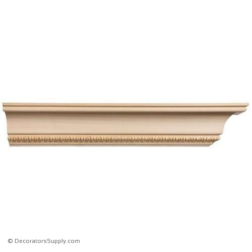 Crown Moulding-Embossed- 3"Proj x 3 3/4"Drop
