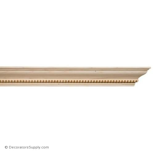 Crown Moulding-Embossed- 2 1/4"Proj x 3"Drop